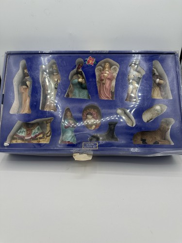 Piece porcelain nativity - piece,