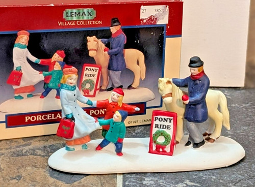 Lemax vintage pony - lemax, ride