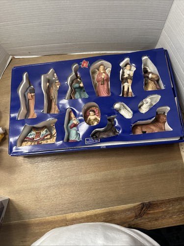 Piece porcelain nativity - piece,