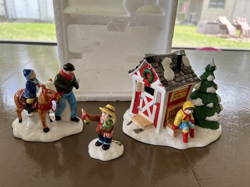 Vintage lot dept 56 snow - lot,